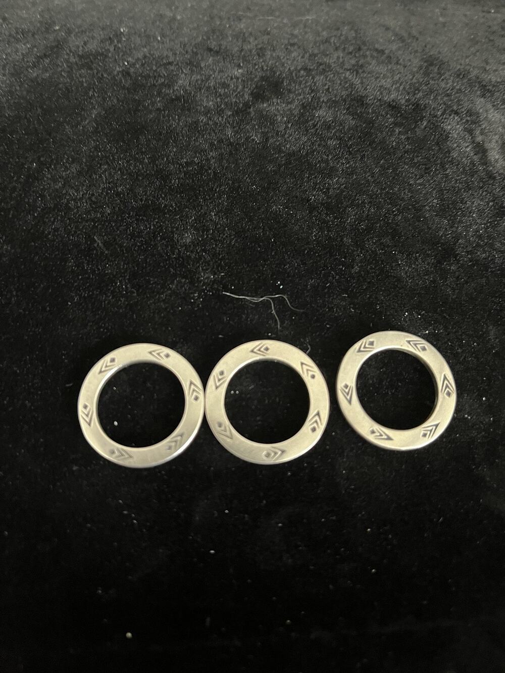 Silpada 925 Sterling Silver Circles Hope Believe Friendship Pendant